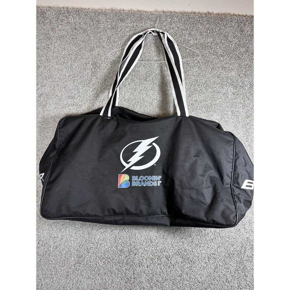 Bauer Tampa Bay Lightning Hockey Gear Bag 32"‎ Bloomin' Brands Logo Black